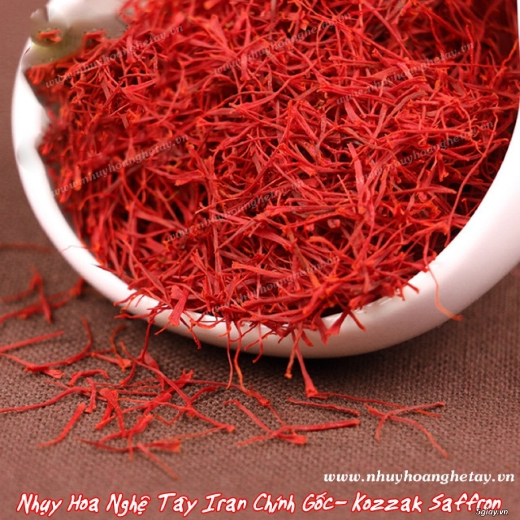 Nhụy Hoa Nghệ Tây Nhập Khẩu Chính Gốc Iran Organic Negin Kozzak Saffron 5g
