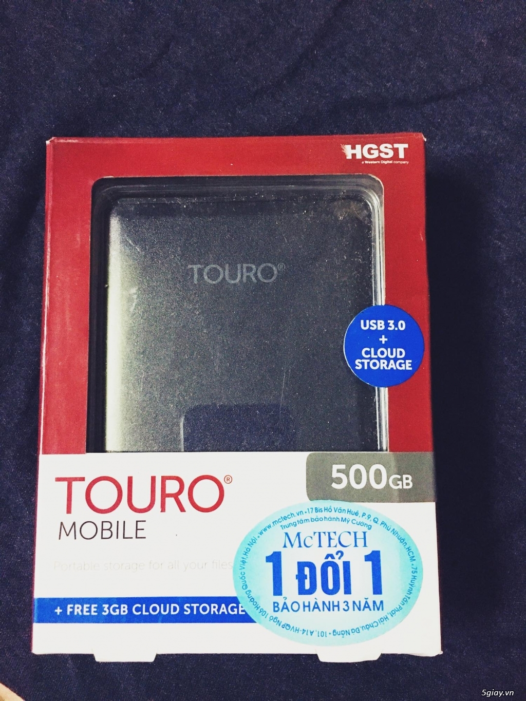ổ cứng TOURO 500GB 99% 850k - 4