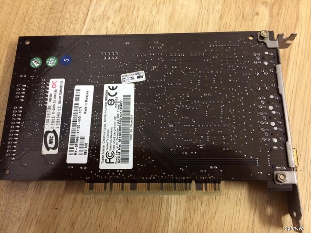 Cần bán: Soundcard Creative Audigy 2 ZS - 3