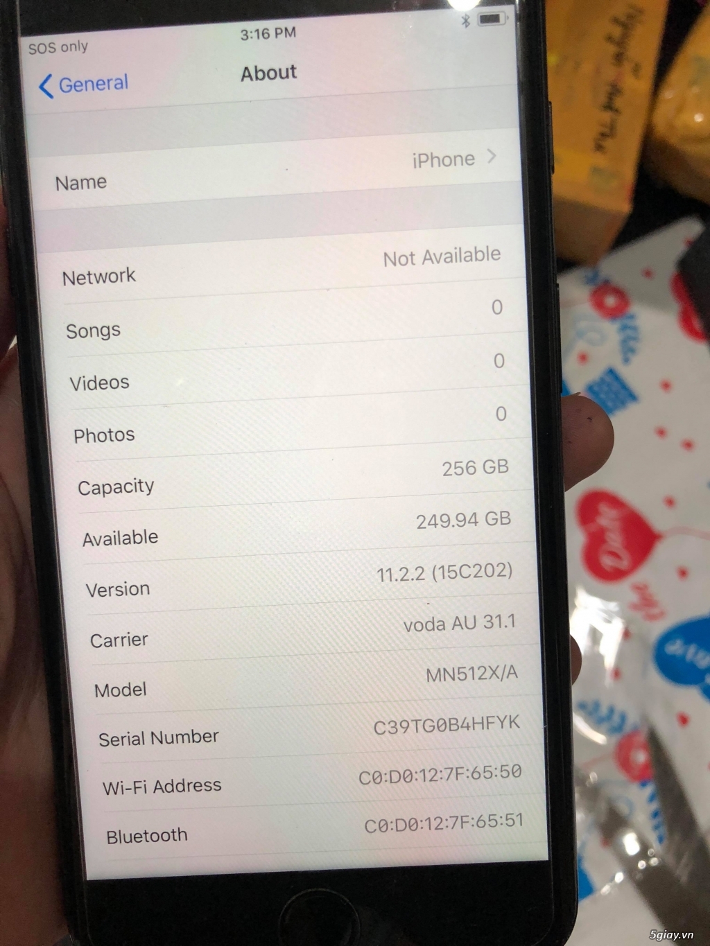Cần bán iphone 7plus quốc tế 256gb fullbox - 2