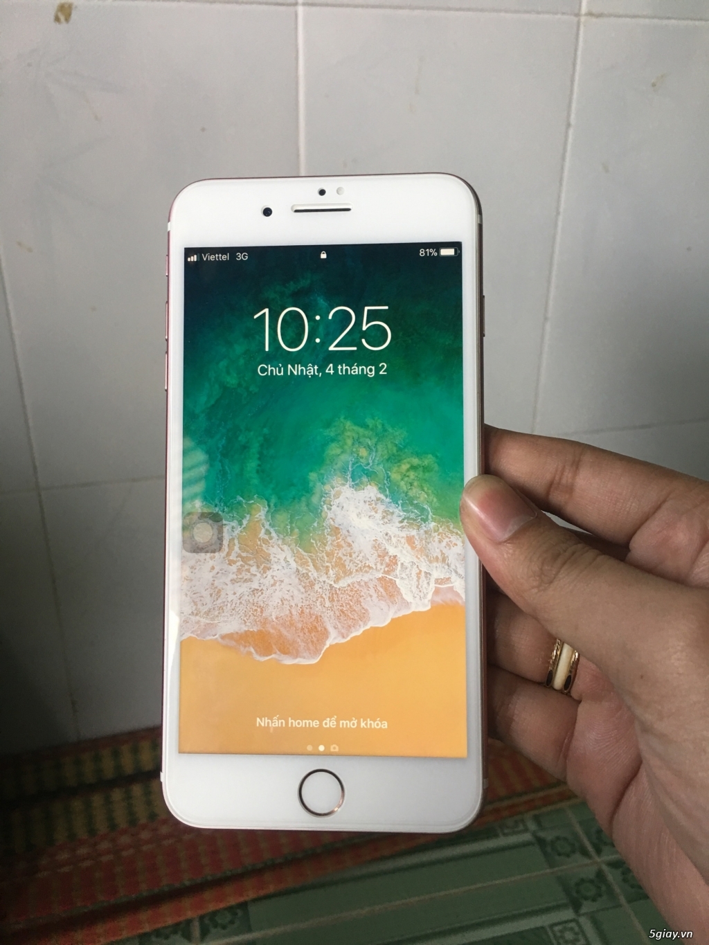 Iphone 7 plus rose 32gb 98% zin - 2