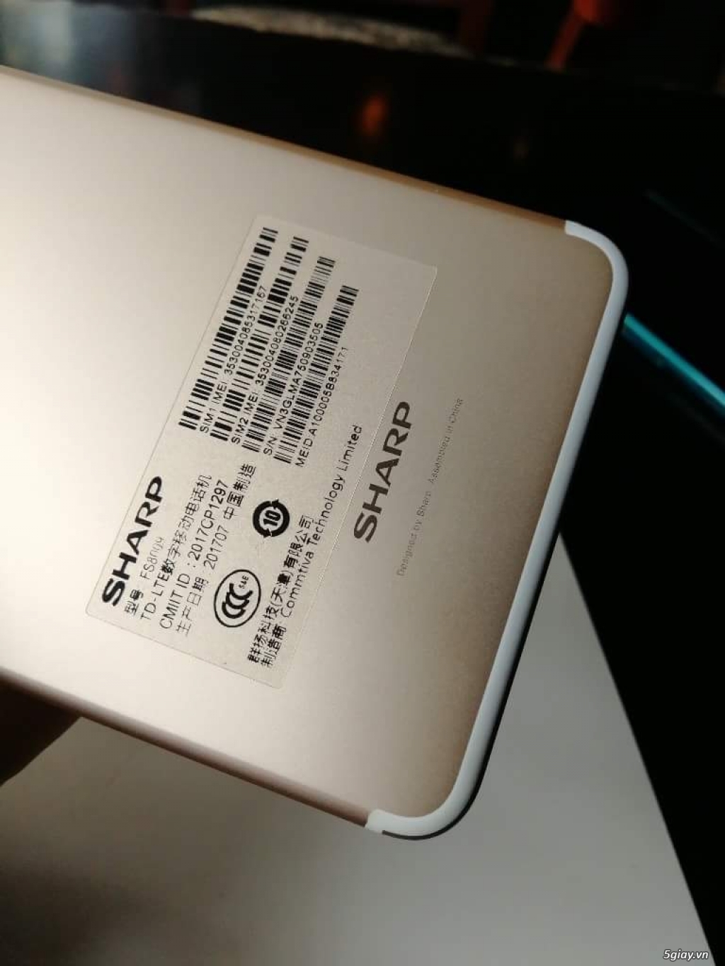 Sharp Z3 new 99,99% fullbox, ram 4GB/64GB/2 sim 1 thẻ. giá cực tốt - 1