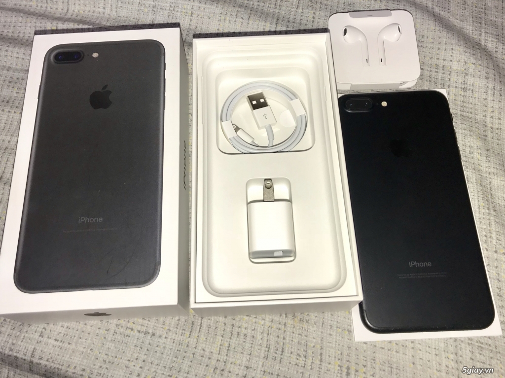 Iphone 7plus 128 Matte Black 99% PHỤ KIỆN CÒN CHƯA SỬ DỤNG - 2