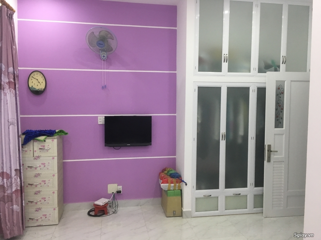 Nhà Ở KDC Mỹ Hạnh Hoàng Gia 5x15 mới xây 6/2017 1trệt - 1 lầu - 4