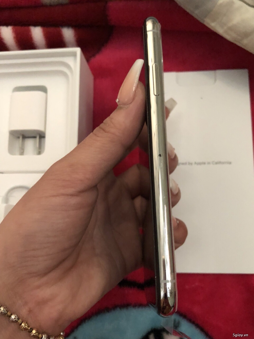 Iphone X 256gb - Trắng - 99,9% - 24tr500