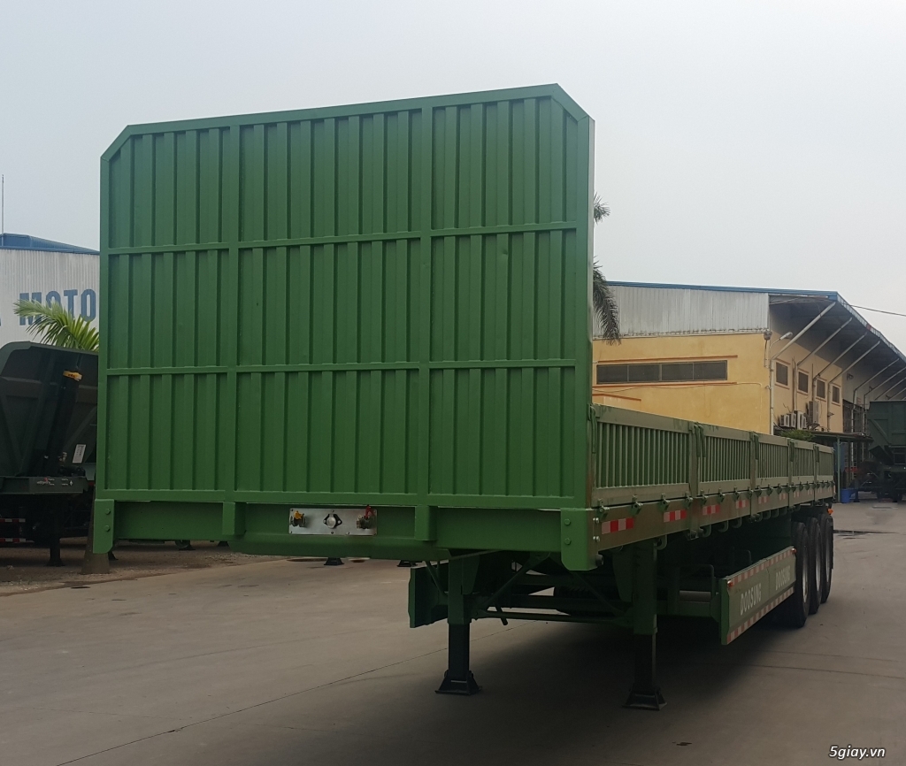 Khai xuân-Mua ngay Mooc sàn Doosung 3trục,40ft, có thành lửng. - 1