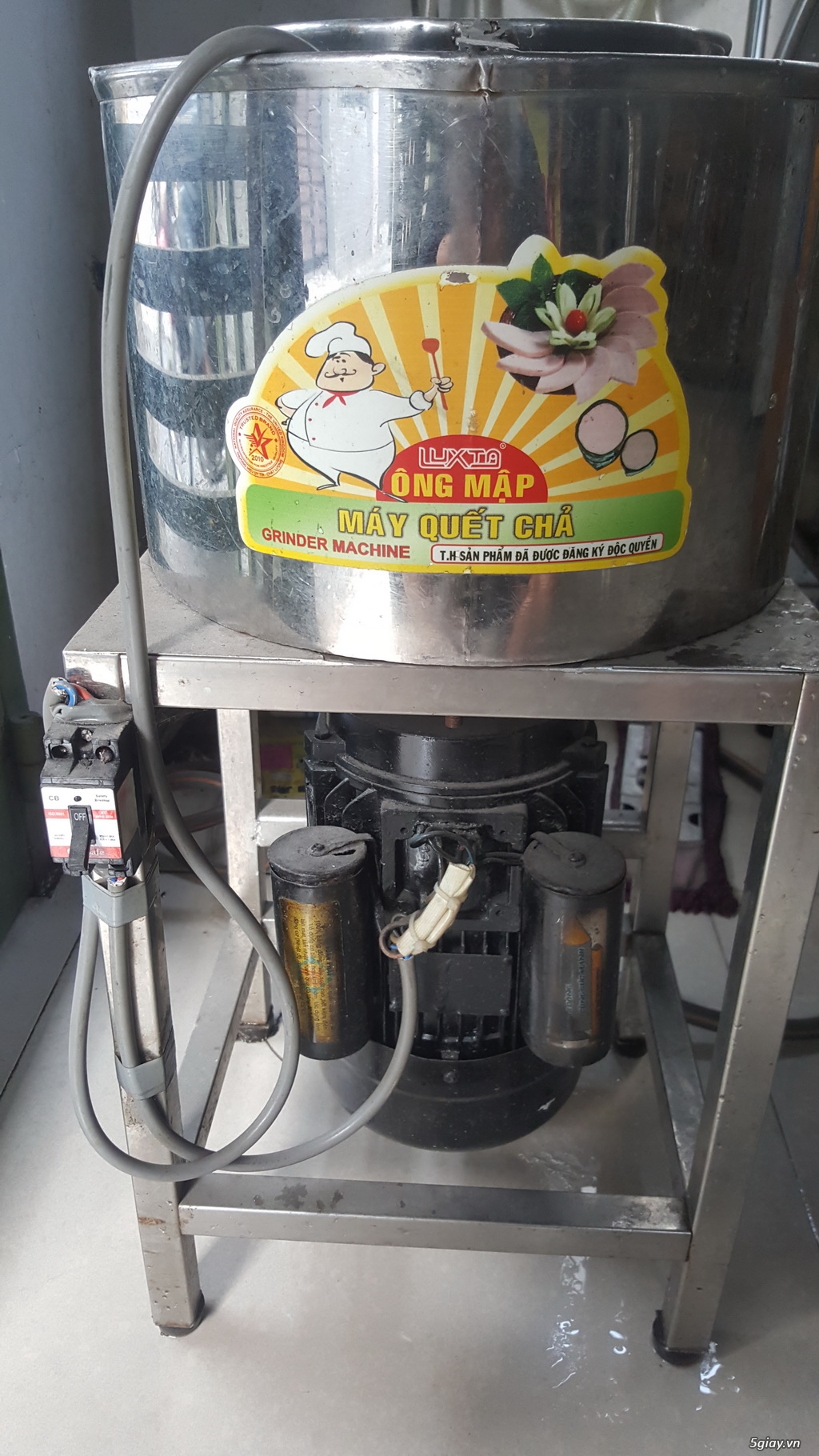 bán máy xay thịt làm bò viên ,chả - 1