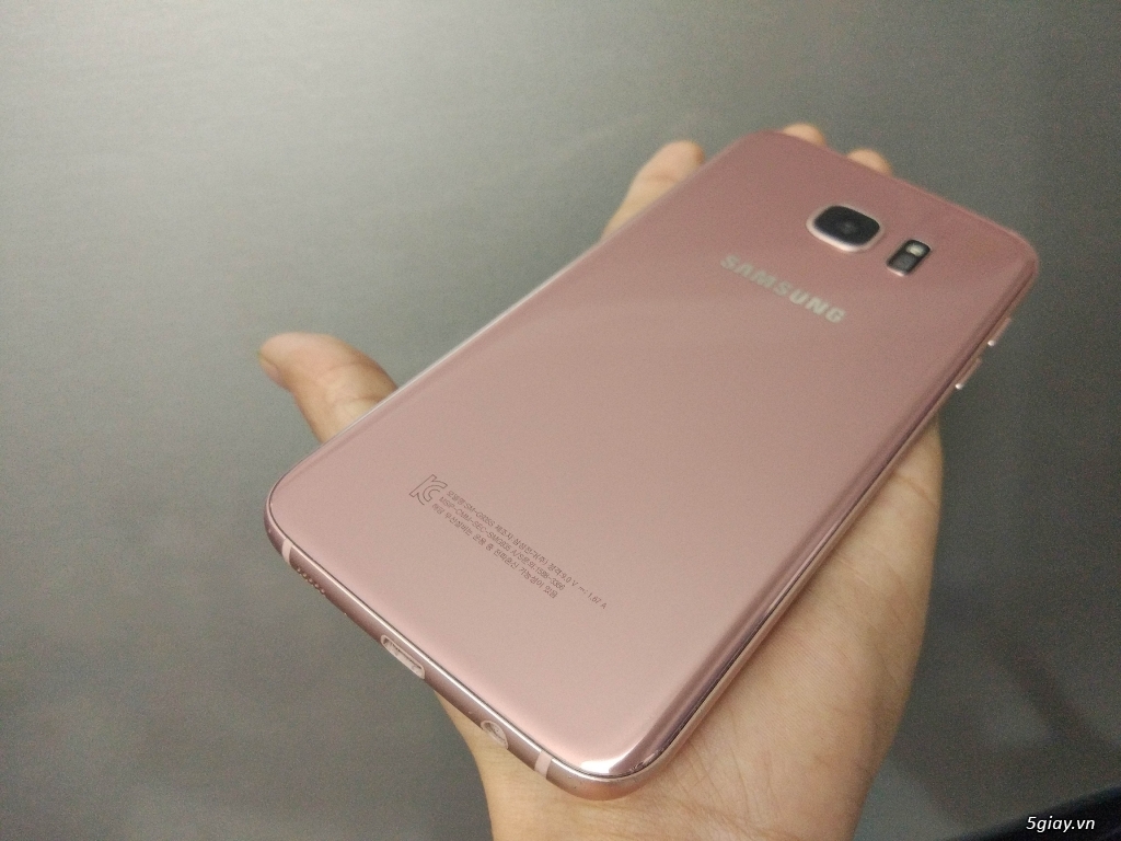 Q7=>Samsung Galaxy S7 Edge Bản Hàn Quốc Màu Hồng 32GB Zin 100% - 1