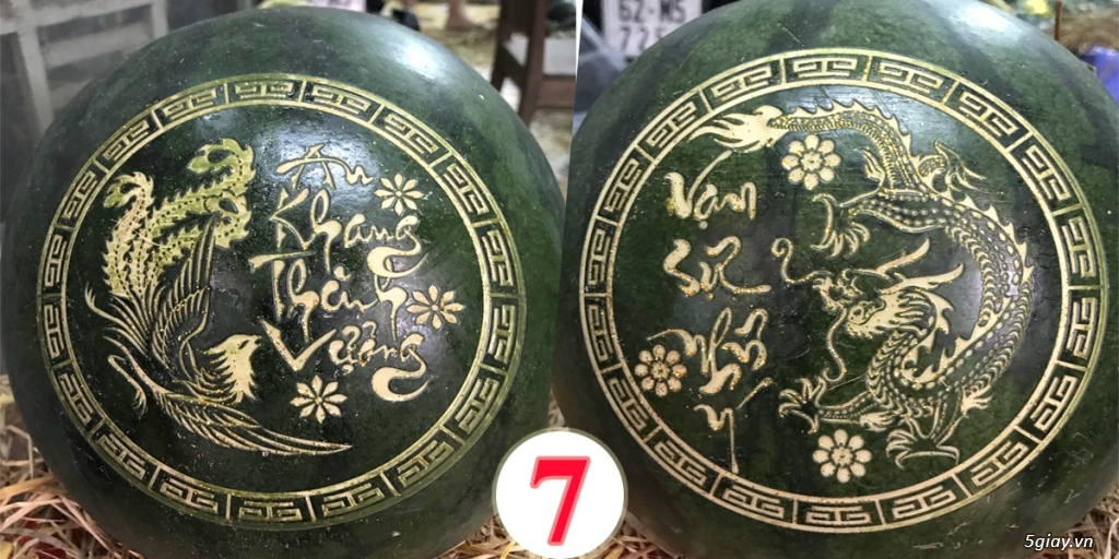 Dưa hấu khắc chữ 2018 - 6