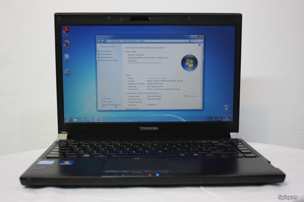Cần bán: Laptop Toshiba R830 (Corei5-2520/Ram8gb/SSD250GB) - 1