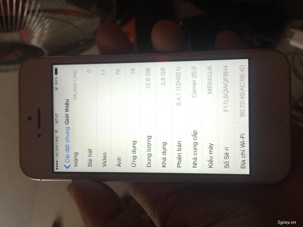 Iphone 5 qt ios 8.4.1 16g - 1