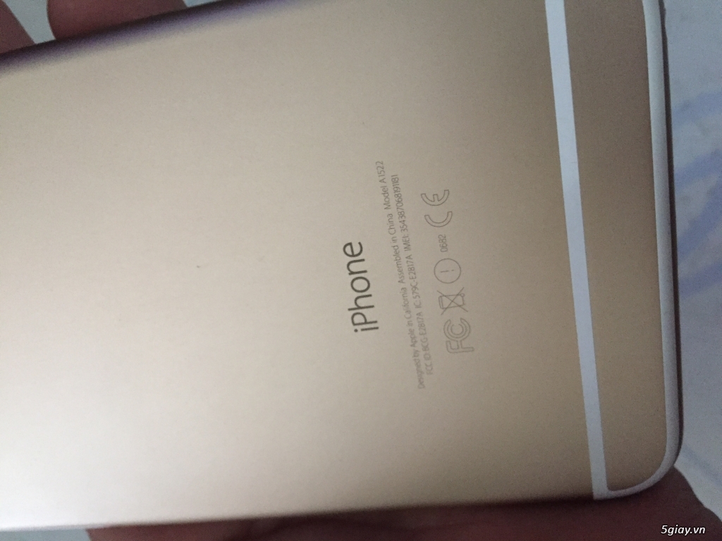 Iphone 6plus Gold 128gb quốc tế nguyên zin. - 3