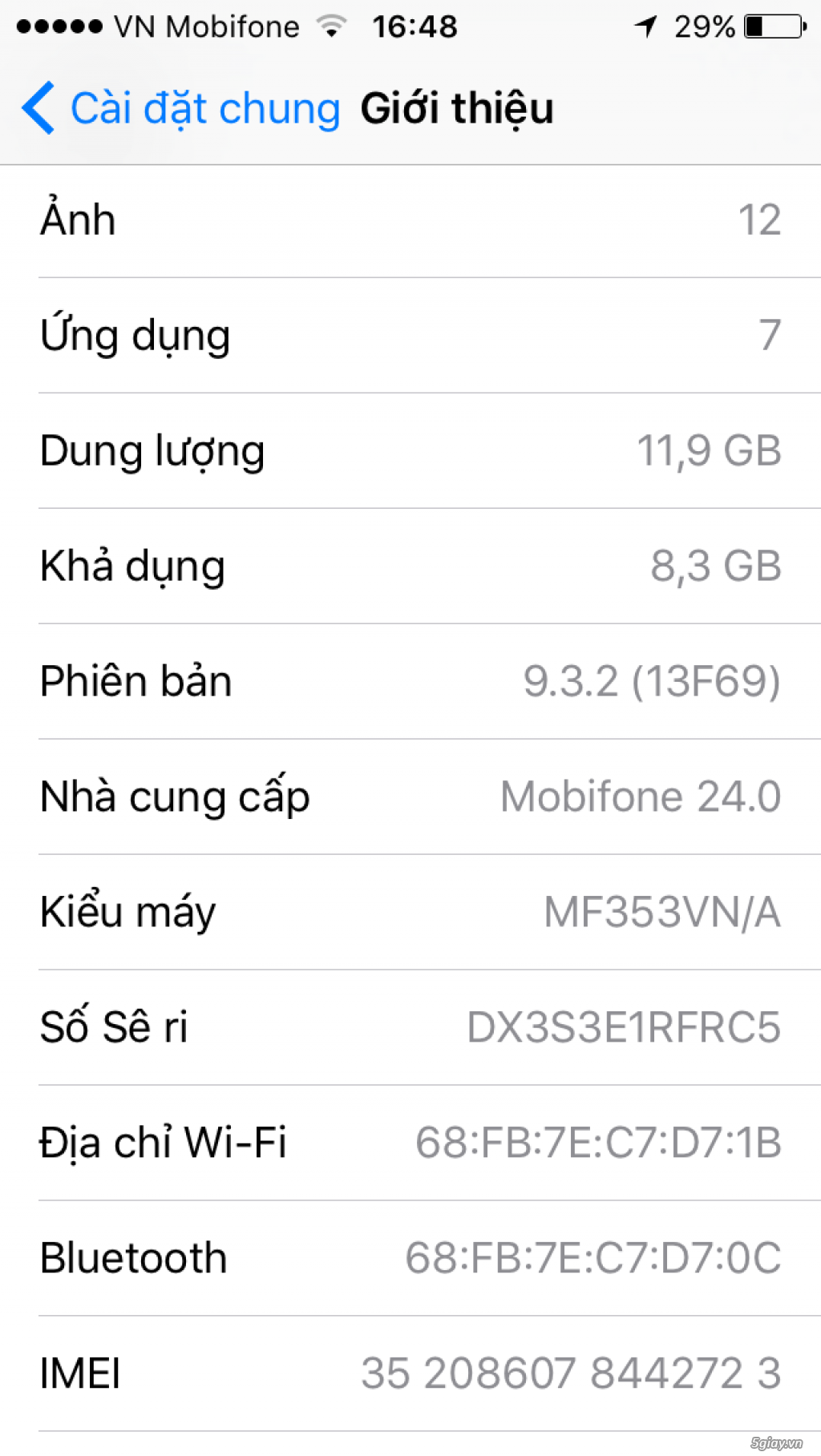 Iphone 5s 16gb quốc tế hàng TGDĐ - 3