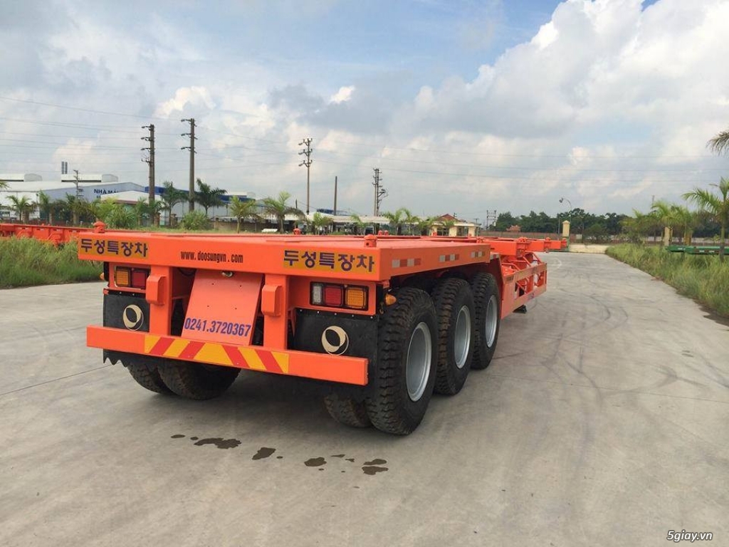 Bán SMRM xương 3trục,45feet, tải 31.5tấn Doosung2017. TT 90TR. Giao n - 1