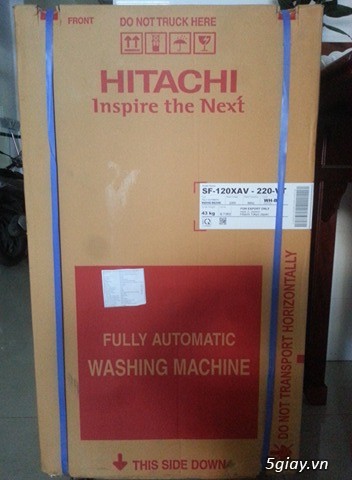 Máy giặt Hitachi 12kg SF-120XAV 220-VT, mới 100%, BH 12 tháng.