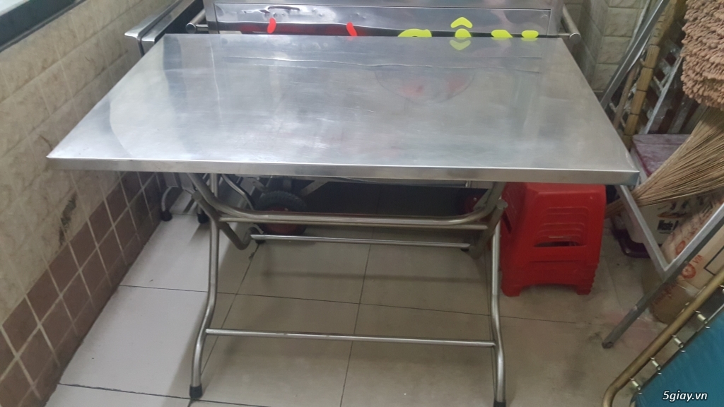 Bán tủ Inox, nồi hầm phở, bàn inox, giường xếp - 4