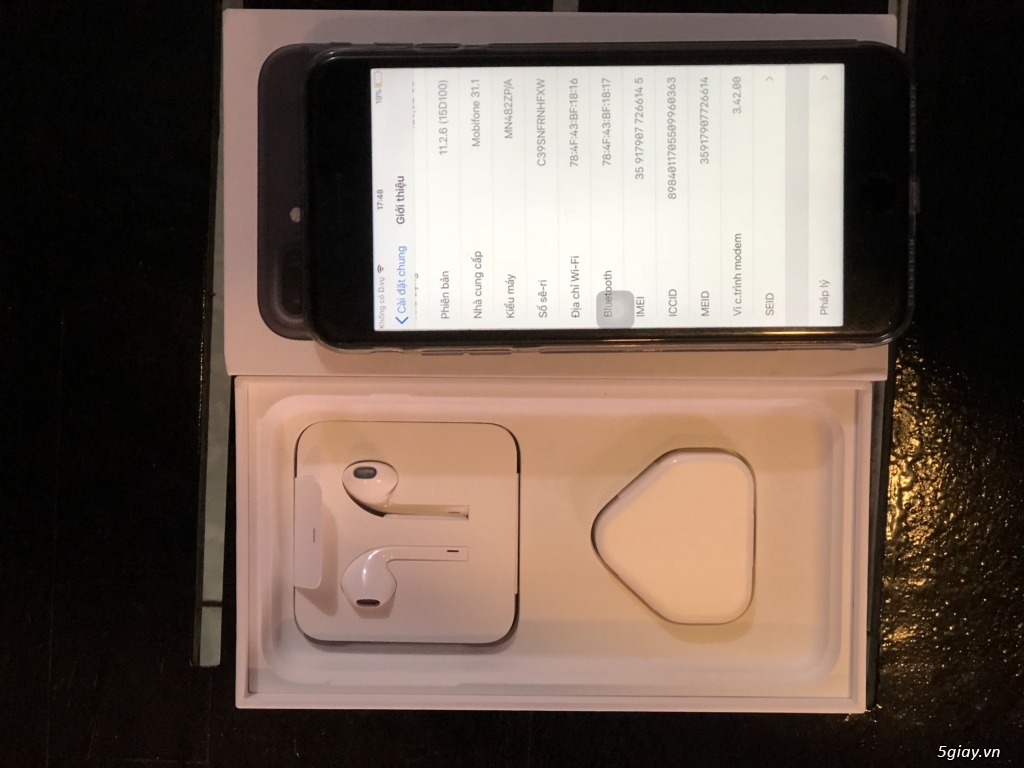 Iphone 7Plus 128 GB Bản QT Sing