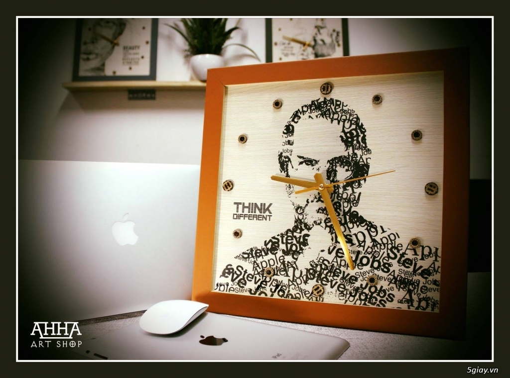 Tranh Đồng Hồ Thủ Công - Mỹ Nghệ Ahha Art Shop - 10