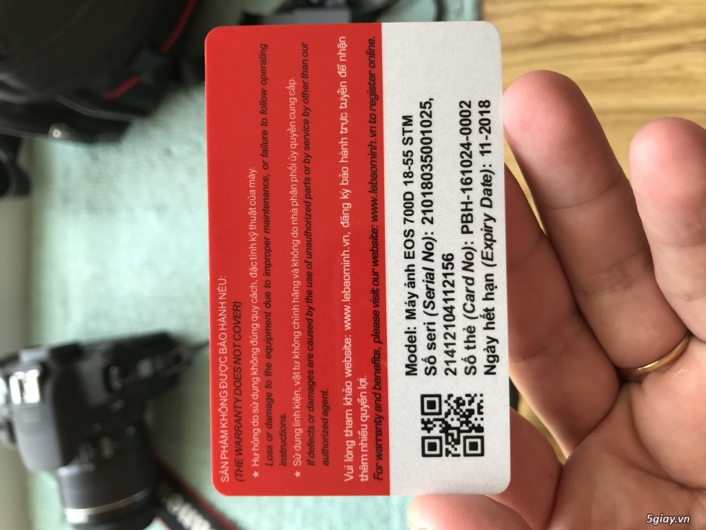 Bán máy ảnh canon EOS 700D - 5