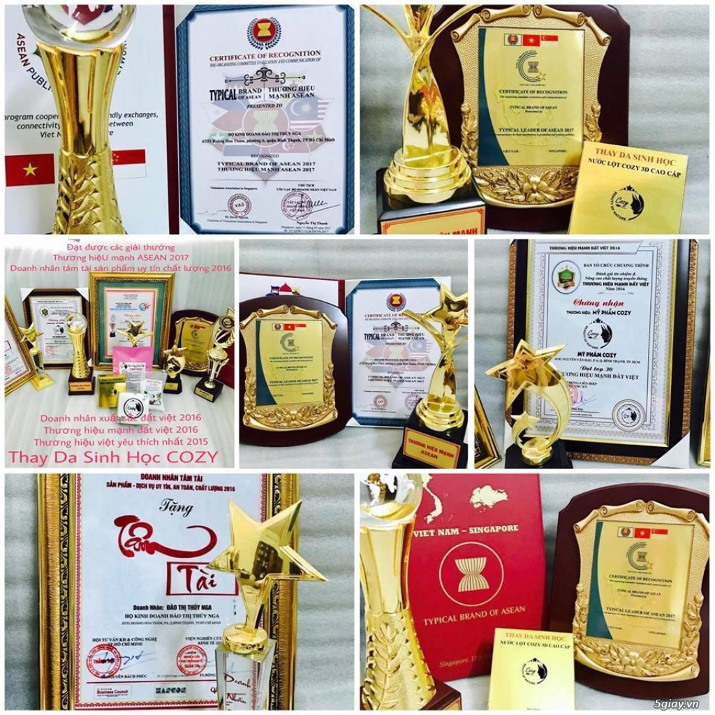 Thay da sinh học , Nước Lột tái tạo da COZY 3D cao cấp , lột trắng da - 28