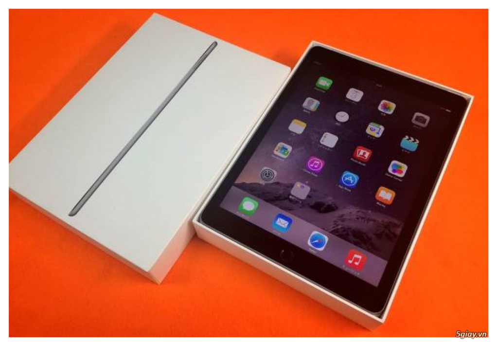 iPad Air2 16G |4G|Fullbox Trùng IMEI Máy tính trạng 99% iOS 8.1 Cực hiếm Pin Sạc Ít