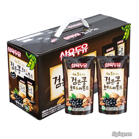 Sữa hạnh nhân óc chó Hàn Quốc thùng 20 gói