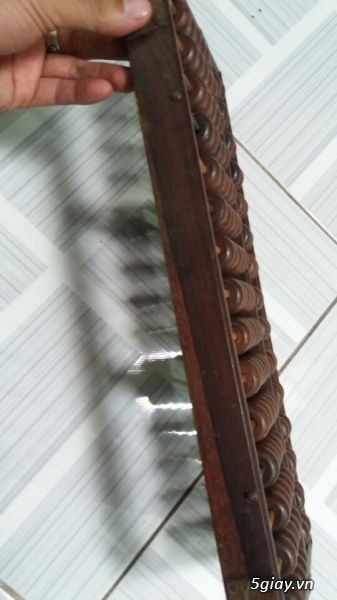 bàn tính gỗ xưa sưu tầm - 1