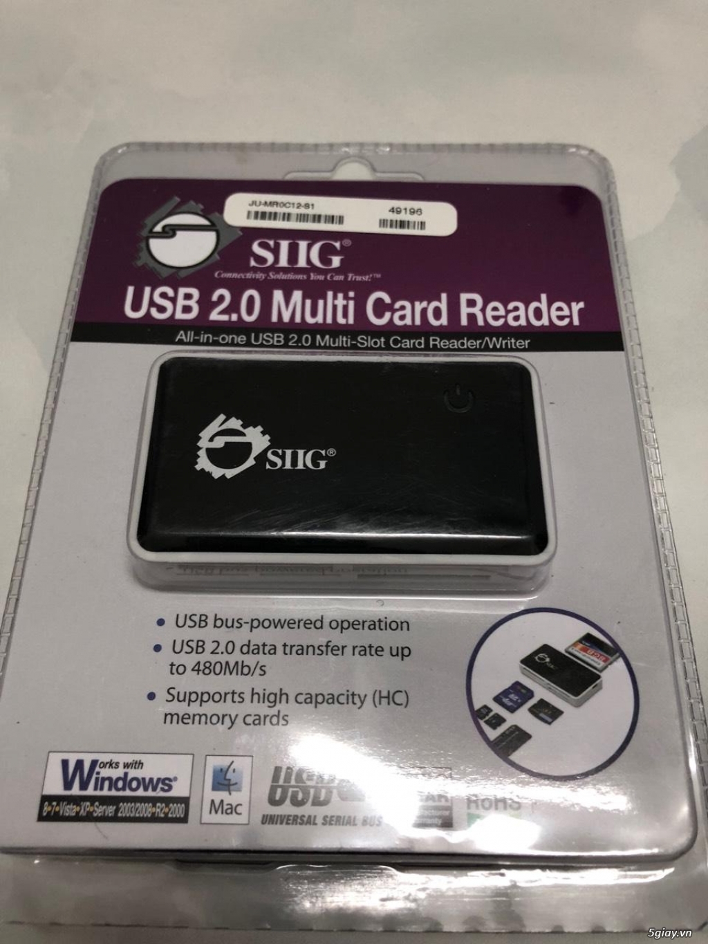 Đầu đọc thẻ nhớ USB 2.0 - 2