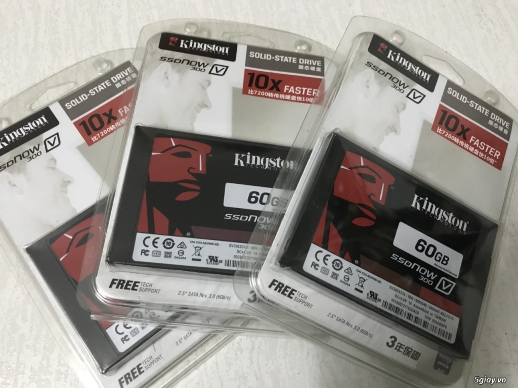 Ổ Cứng SSD Kingston SV300 - 60GB chính hãng sỉ lẻ toàn quốc - 1