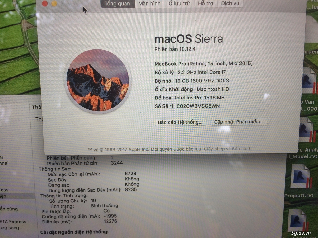 Cần bán MJLQ2 - Macbook Pro Retina 15 2015 - 6