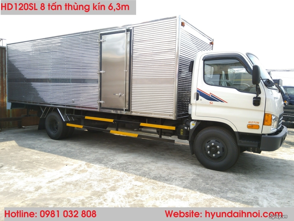 Xe tải Hyundai HD120SL 8 tấn CKD thùng dài 6,3 mét đại lý Hà Nội - 1