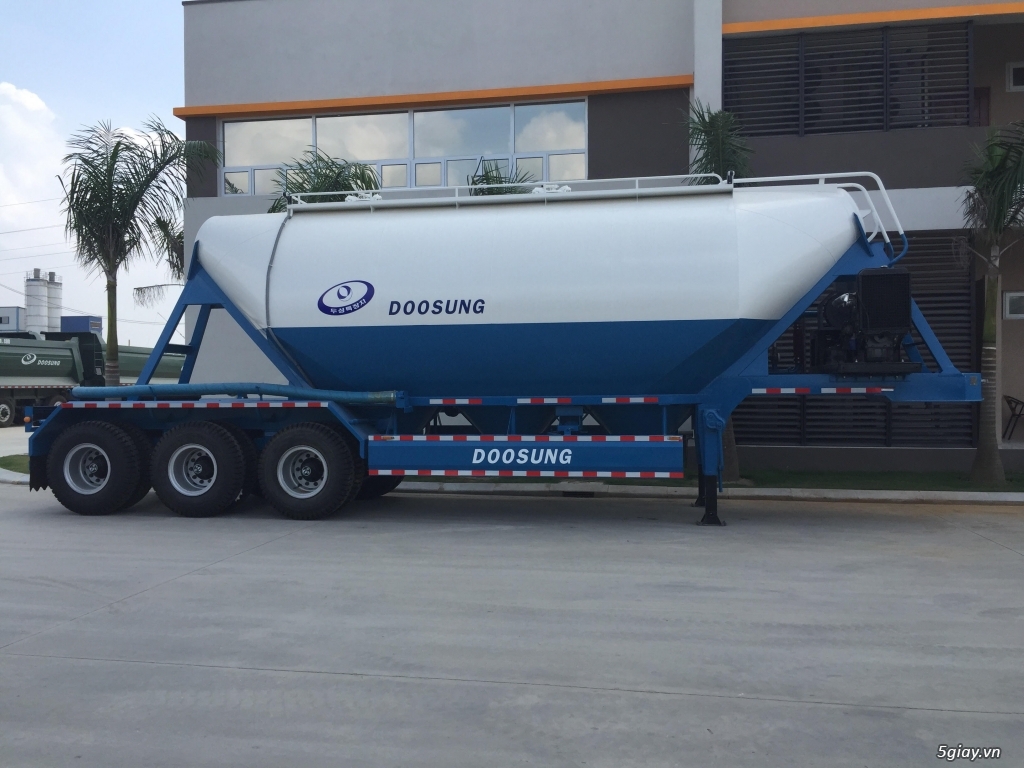 Có sẵn 02 Rơmooc Bồn 31 khối, 3trục, 32tấn,chở Xi măng xá. Bán giá rẻ