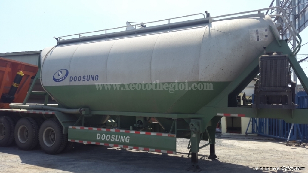 SMRM Bồn chở xi măng 31 khối, 3trục Doosung 2017- Bán trả góp - 1