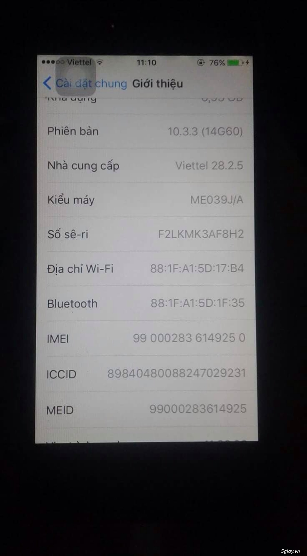 Iphone 5 quốc tế - 2