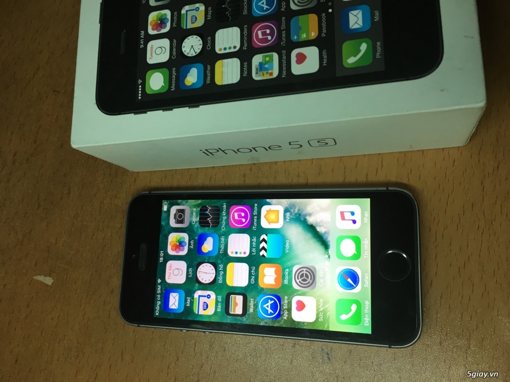 iPhone 5s quốc tế .nguyên zin 16 gb - 1