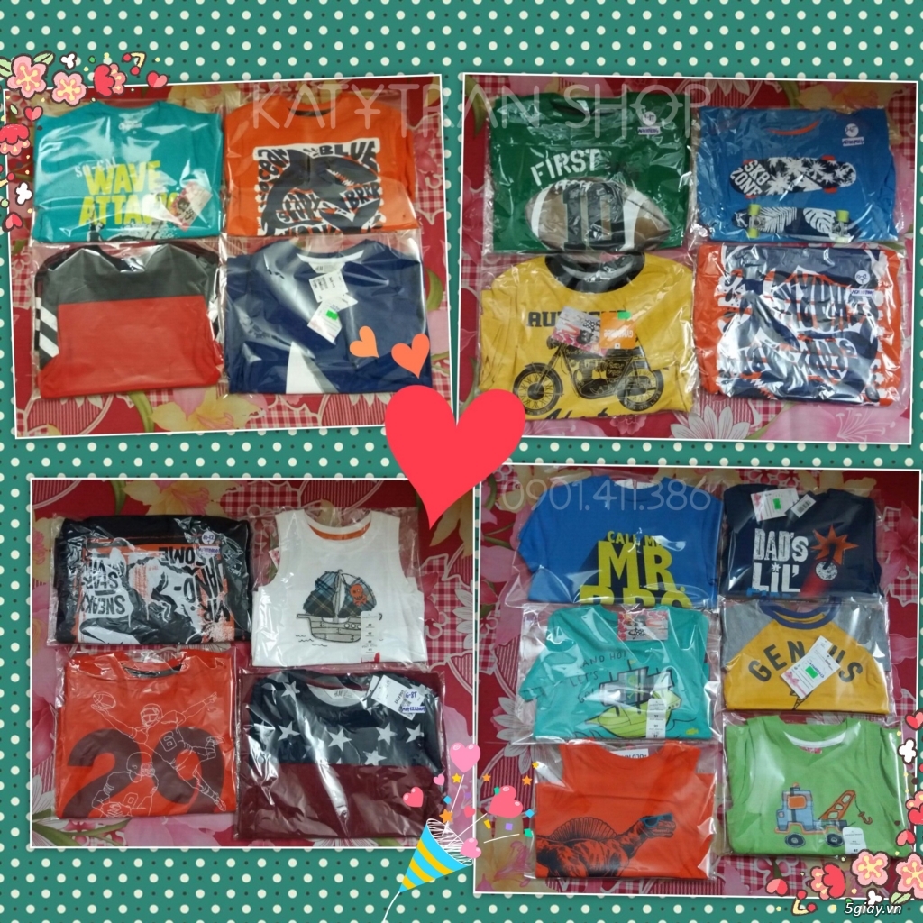KatyTranSHOP - Chuyên áo thun cho bé trai - Hàng xách tay từ Mỹ cho bé - 6