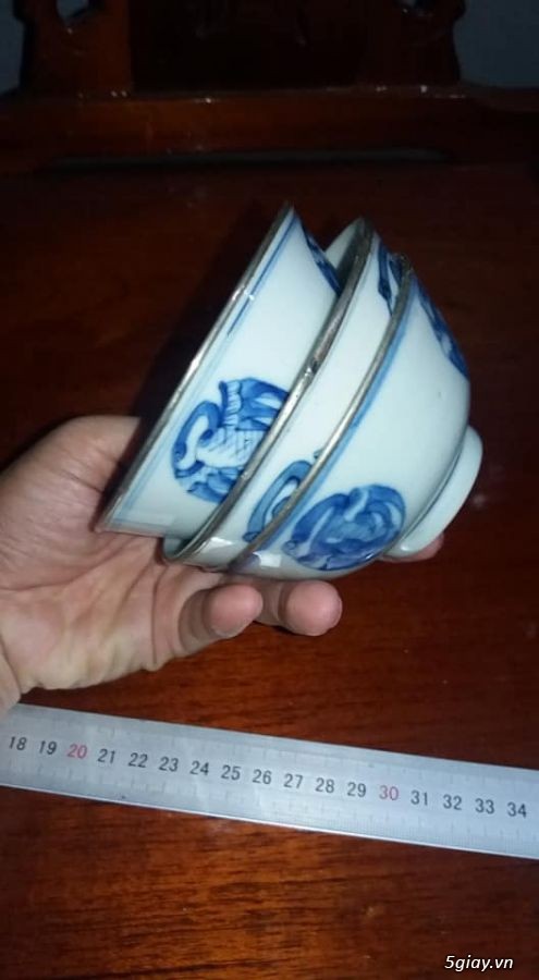 giao lưu 3 cái chén tàu cổ - 4