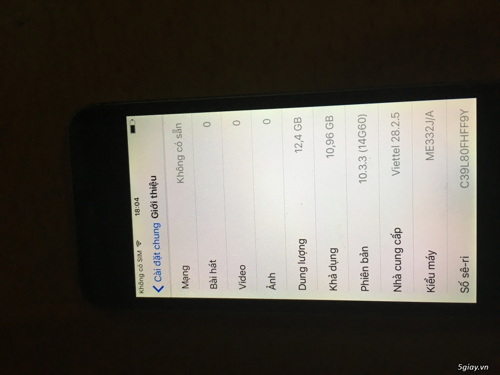 iPhone 5s quốc tế .nguyên zin 16 gb - 2
