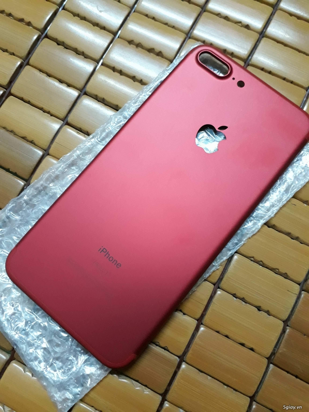 Vỏ sườn iphone 7 plus red - 1