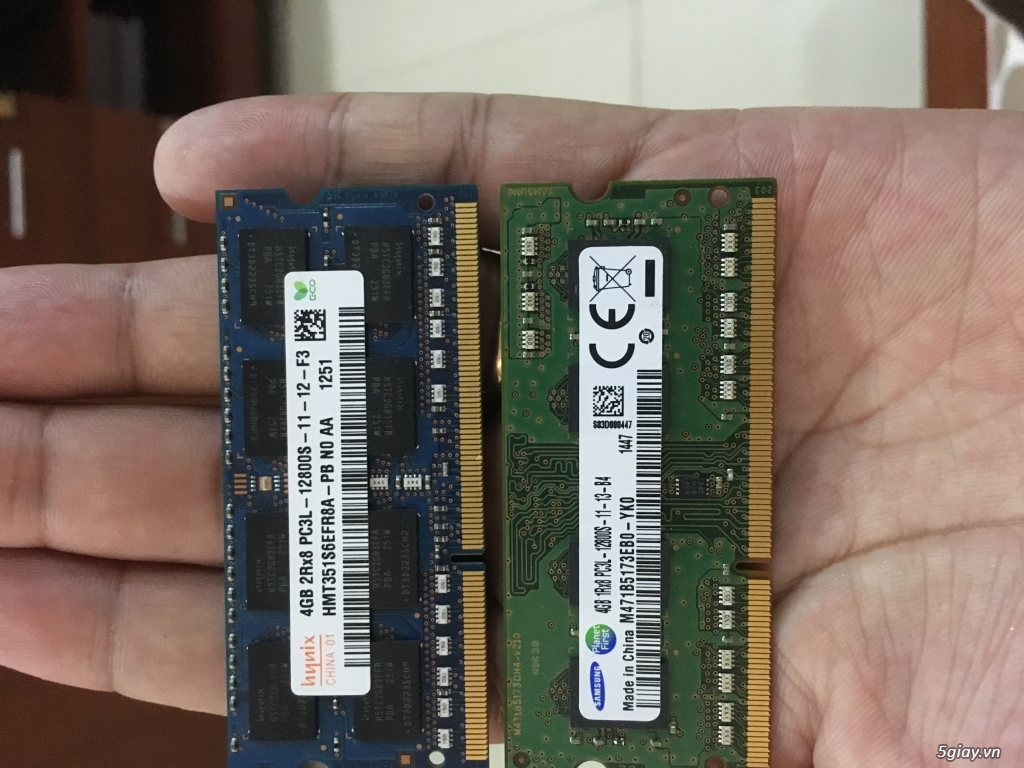 Ram ddr3 4g bus 1600, tháo máy