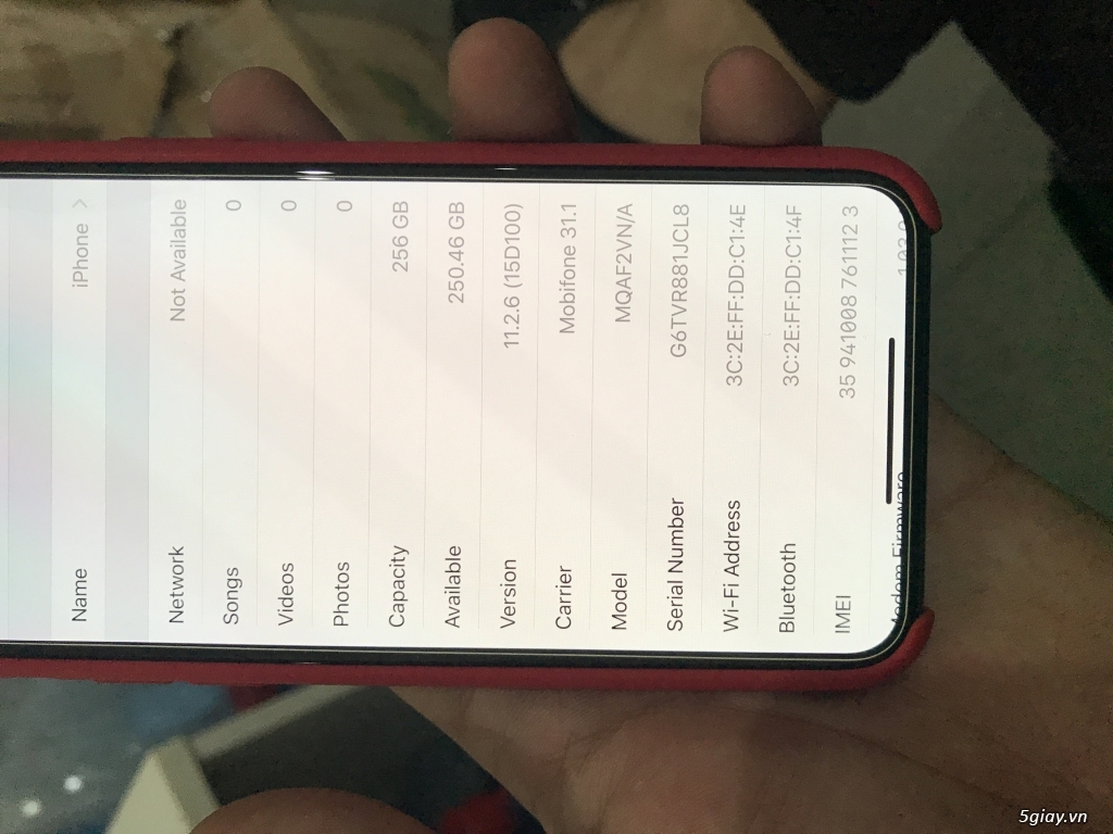 Iphone X 256 GB Grey VN/A bảo hành 9 tháng FPT - 4