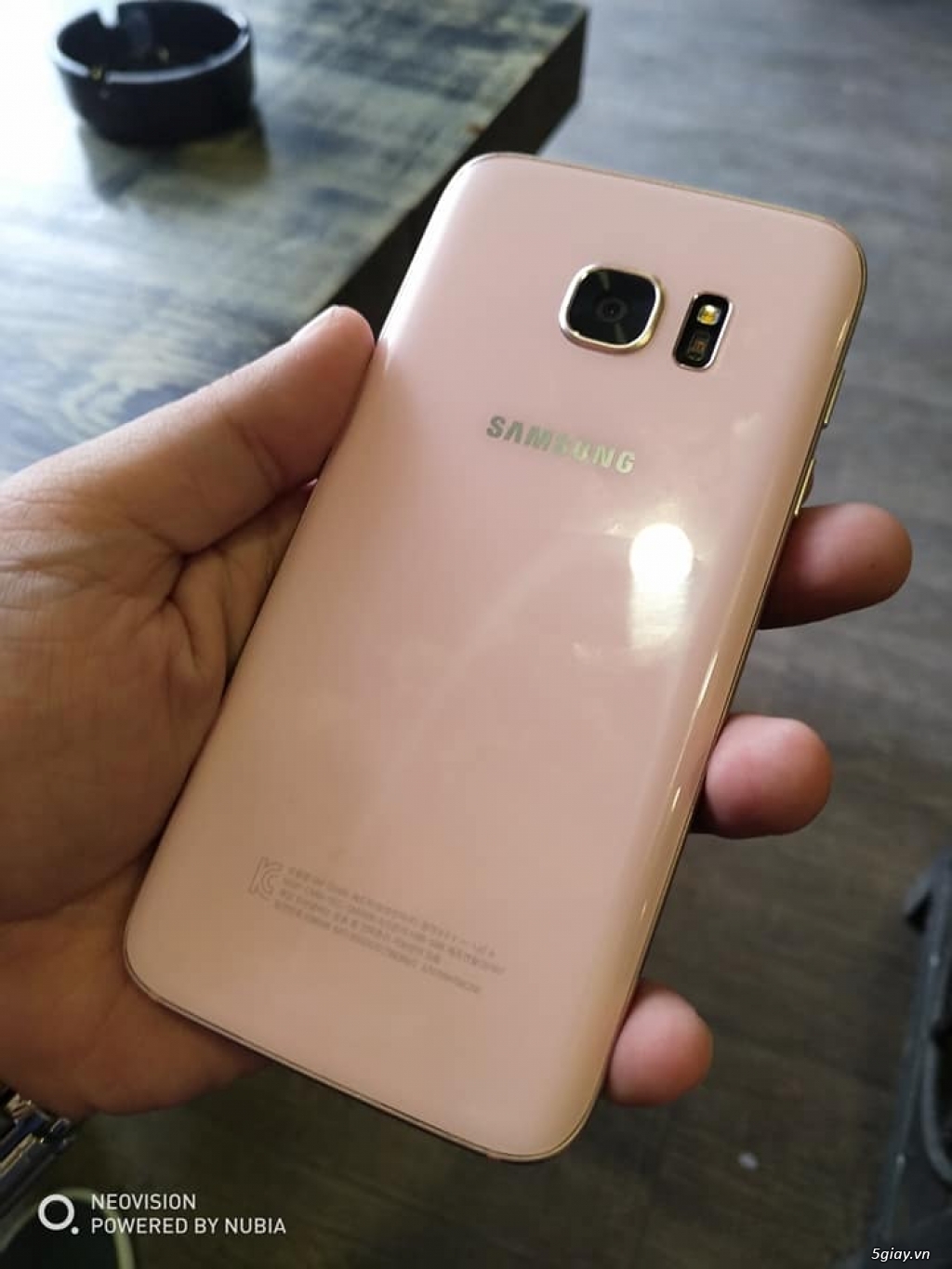 Samsung S7 Pink (màu hường nam tính) đẹp like new 99%. Bản Korea 2 sim - 6