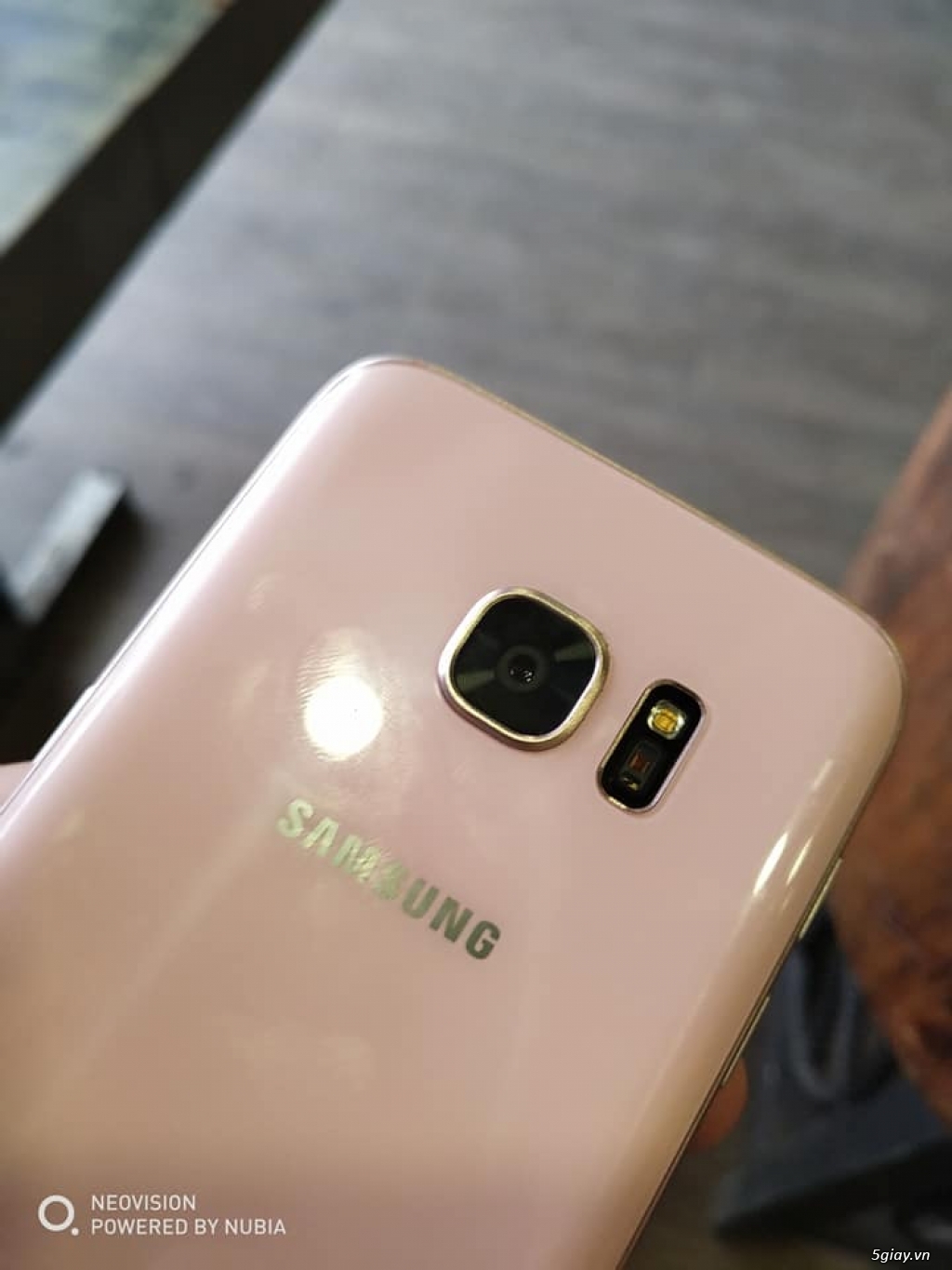 Samsung S7 Pink (màu hường nam tính) đẹp like new 99%. Bản Korea 2 sim - 3