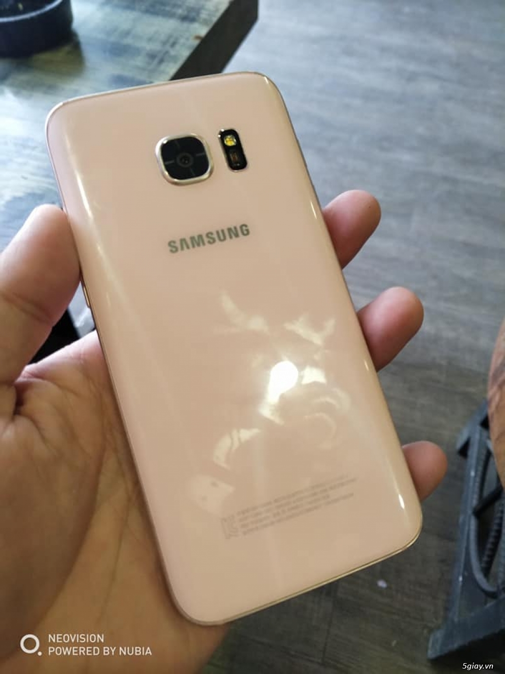 Samsung S7 Pink (màu hường nam tính) đẹp like new 99%. Bản Korea 2 sim - 4