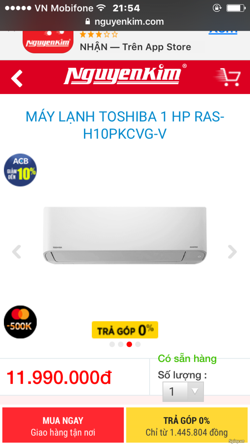 Bán máy lạnh và tủ lạnh