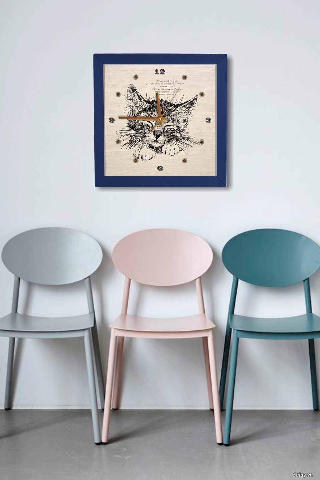 Tranh Đồng Hồ Thủ Công - Mỹ Nghệ Ahha Art Shop - 7