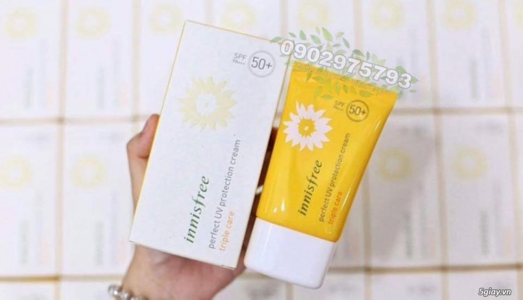 Kem Chống Nắng Vật Lý Innisfree Triple Care - 50ml - 19