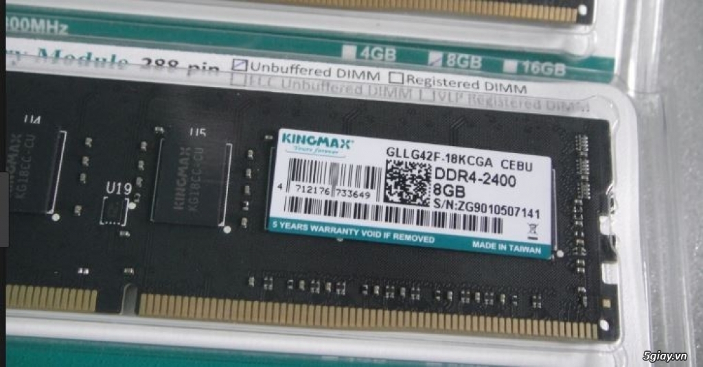 DDR4 KingMax 8GB 2400, DDR3 8GB Samsung cho laptop, DDR4  4GB laptop!