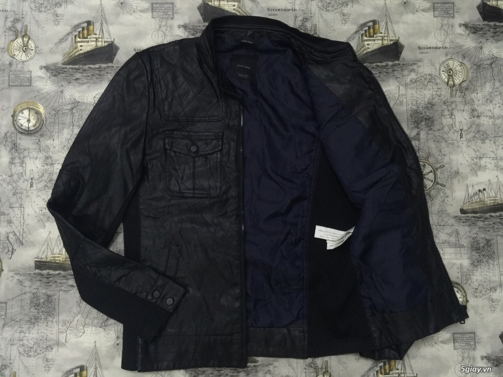Áo khoác da ZARA MAN chính hãng ! - 3