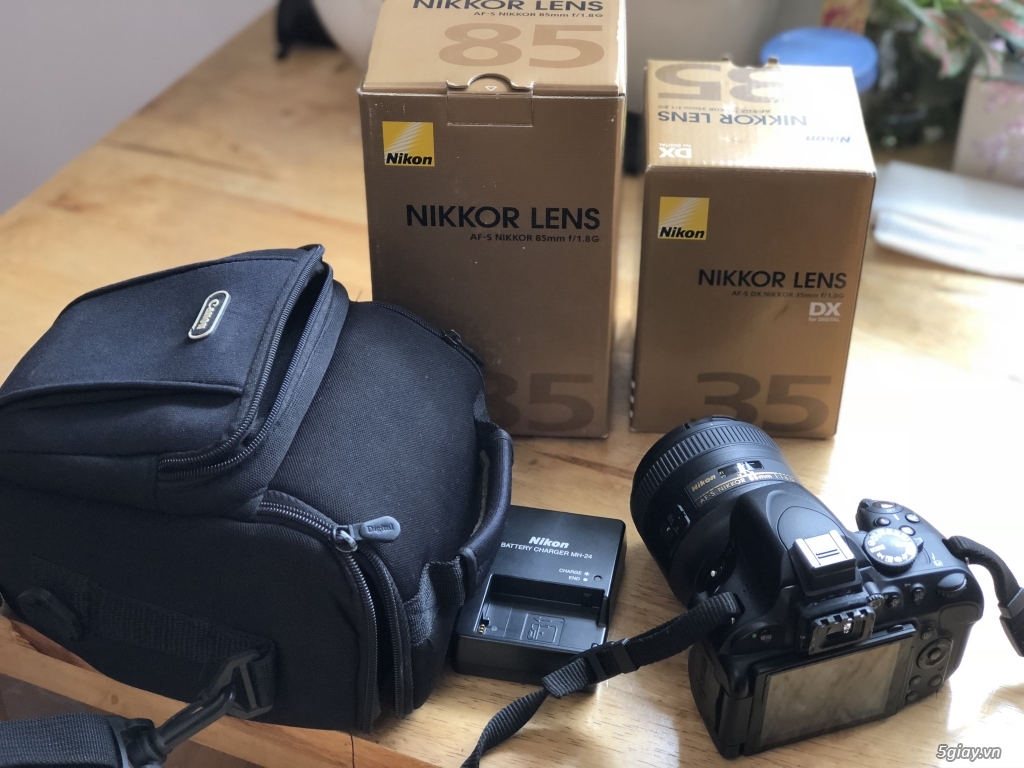 Trọn bộ Nikon D5100 len kit và lens 85+35mm - 3